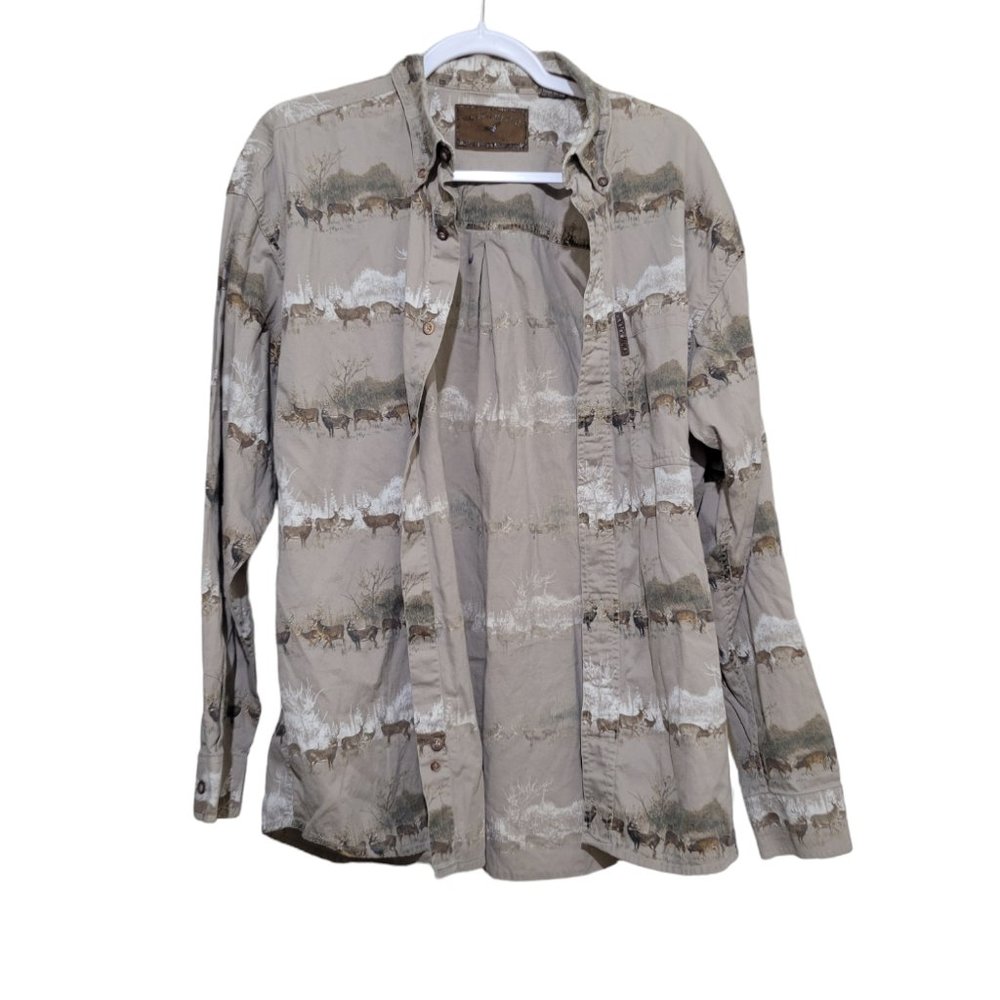 North River Outfitters Deer Button Up